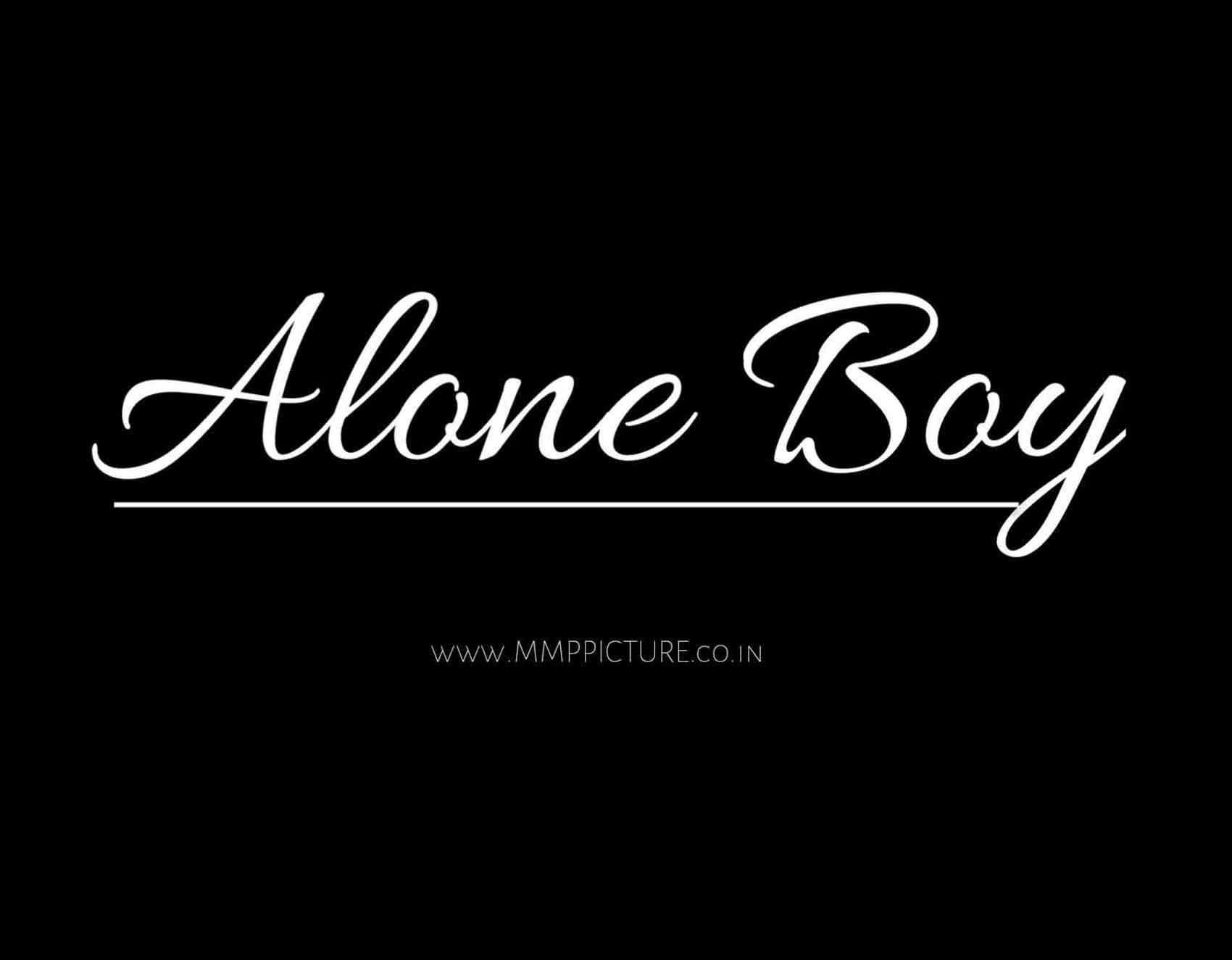 Alone Boy Text PNG