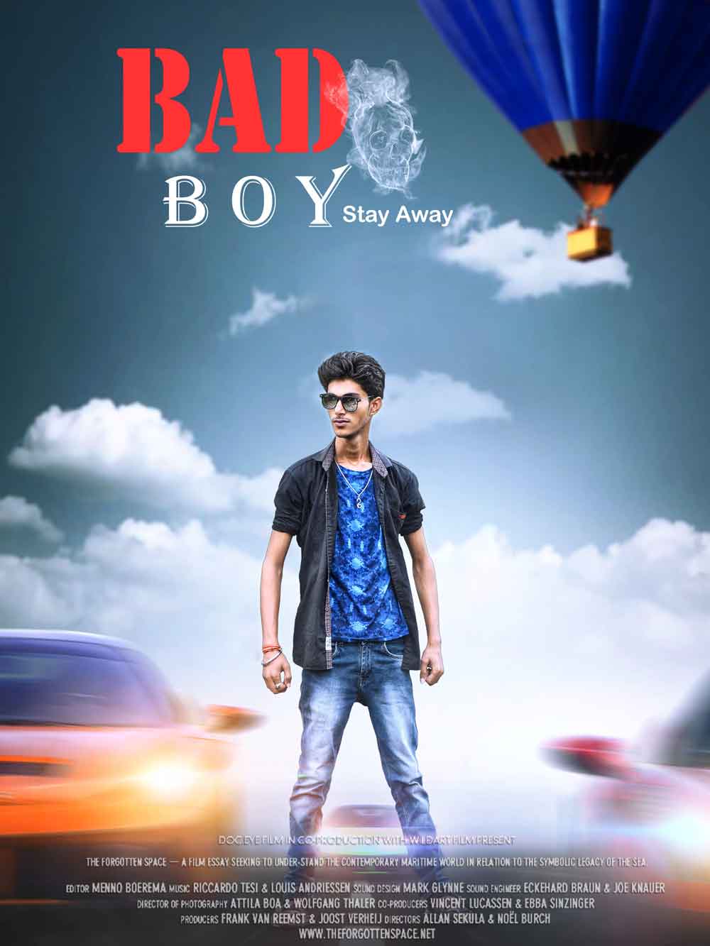 Bad Boy Action Movie Poster Design Photo Manipulation