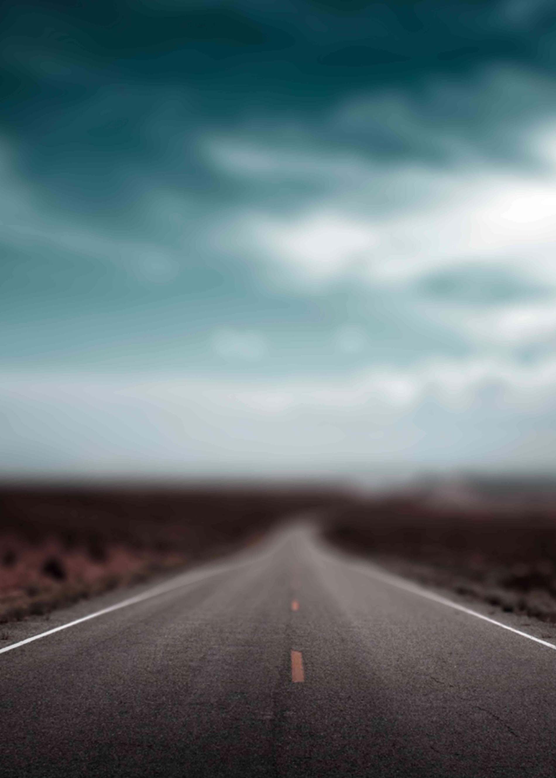 Blur Background With Road and Sky Full HD