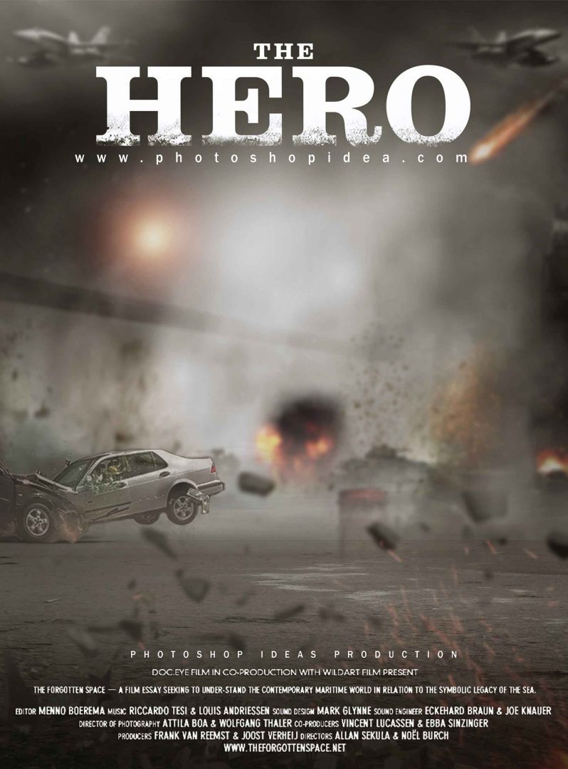 Hero Action Movie Poster Background