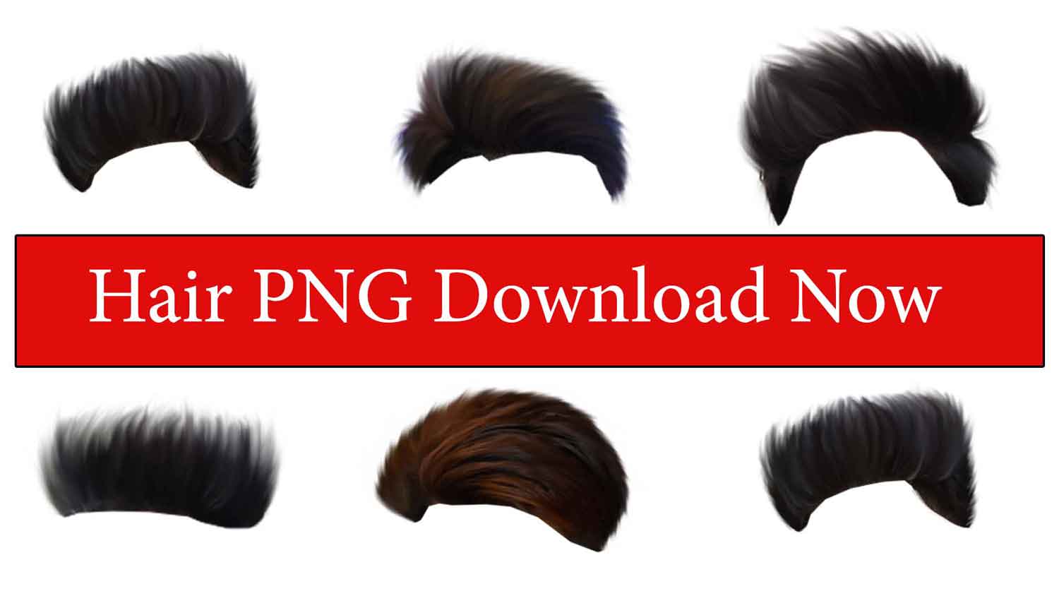 Black Hair PNG, Vector, PSD, and Clipart With Transparent Background for  Free Download | Pngtree