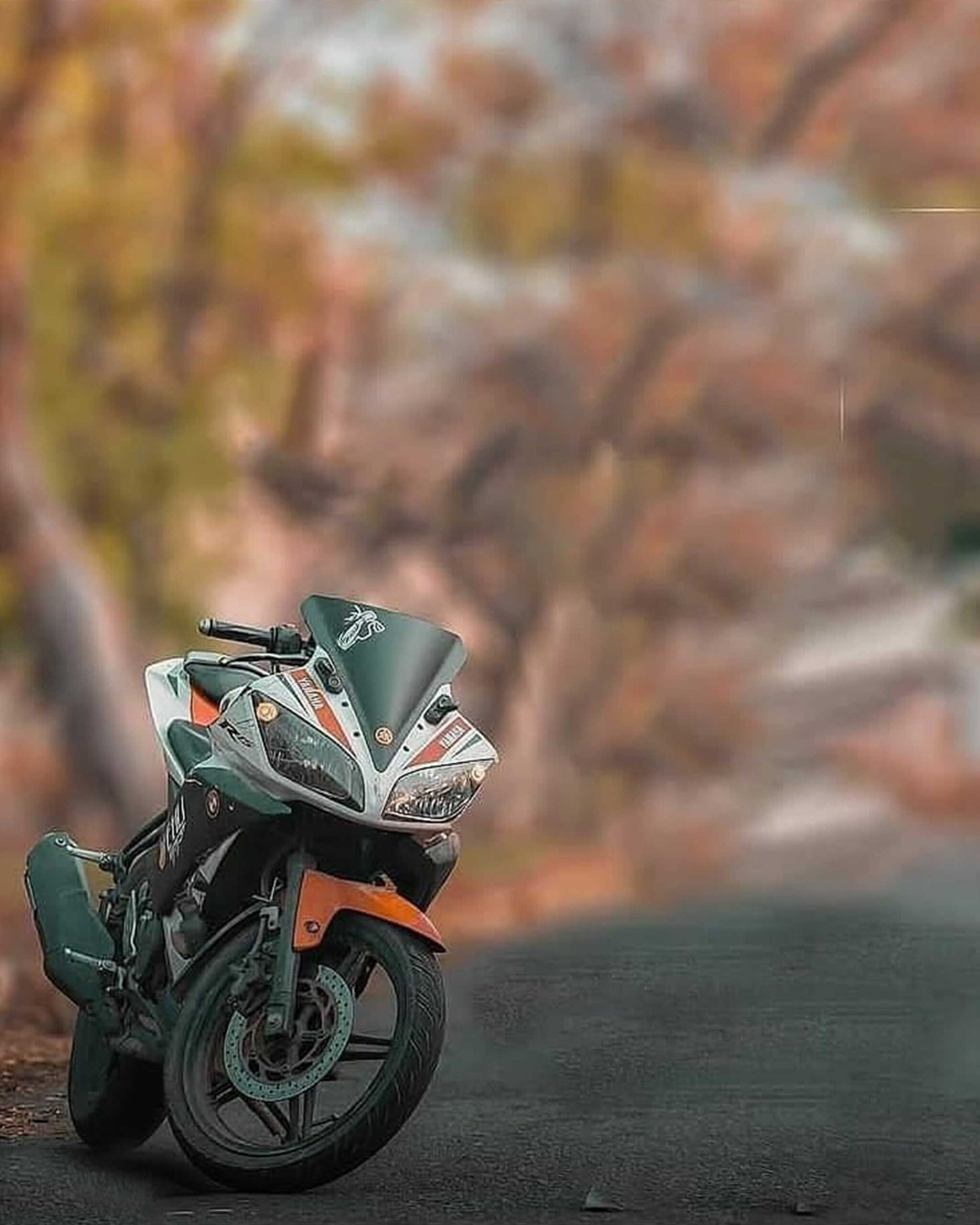 Yamaha R15 Bike Snapseed Background Free Stock Image
