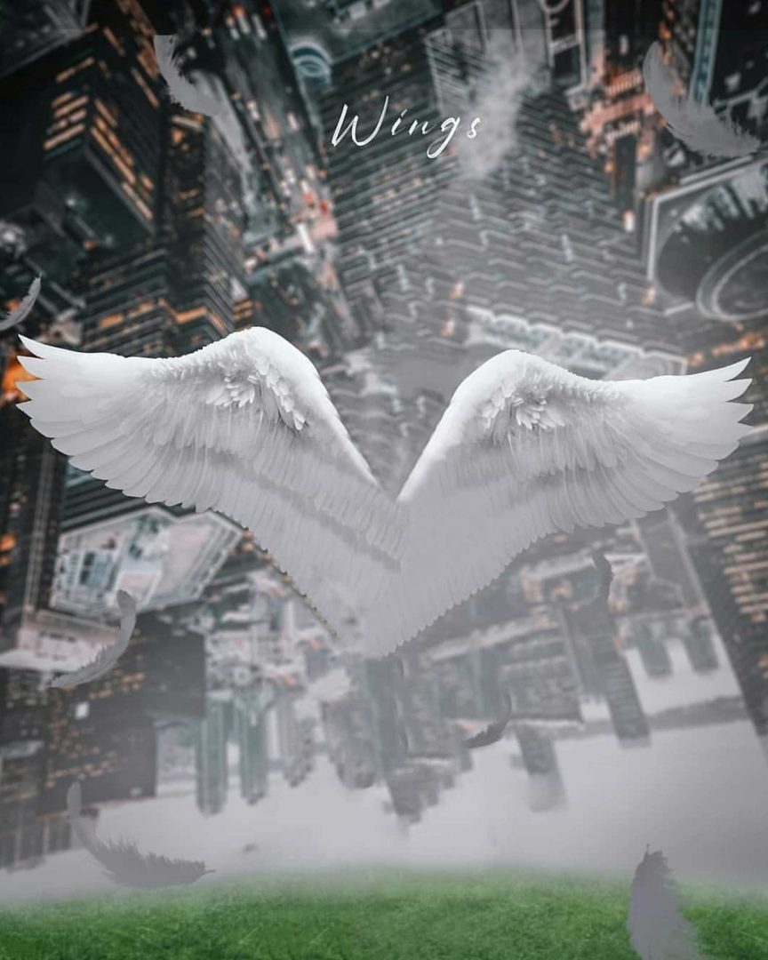 Wings City Snapseed Background Free Stock Image