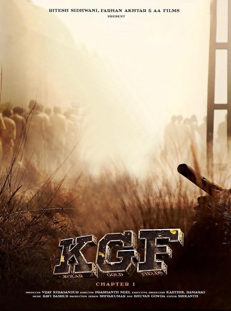 KGF Action Movie Poster Background Free Stock Photo