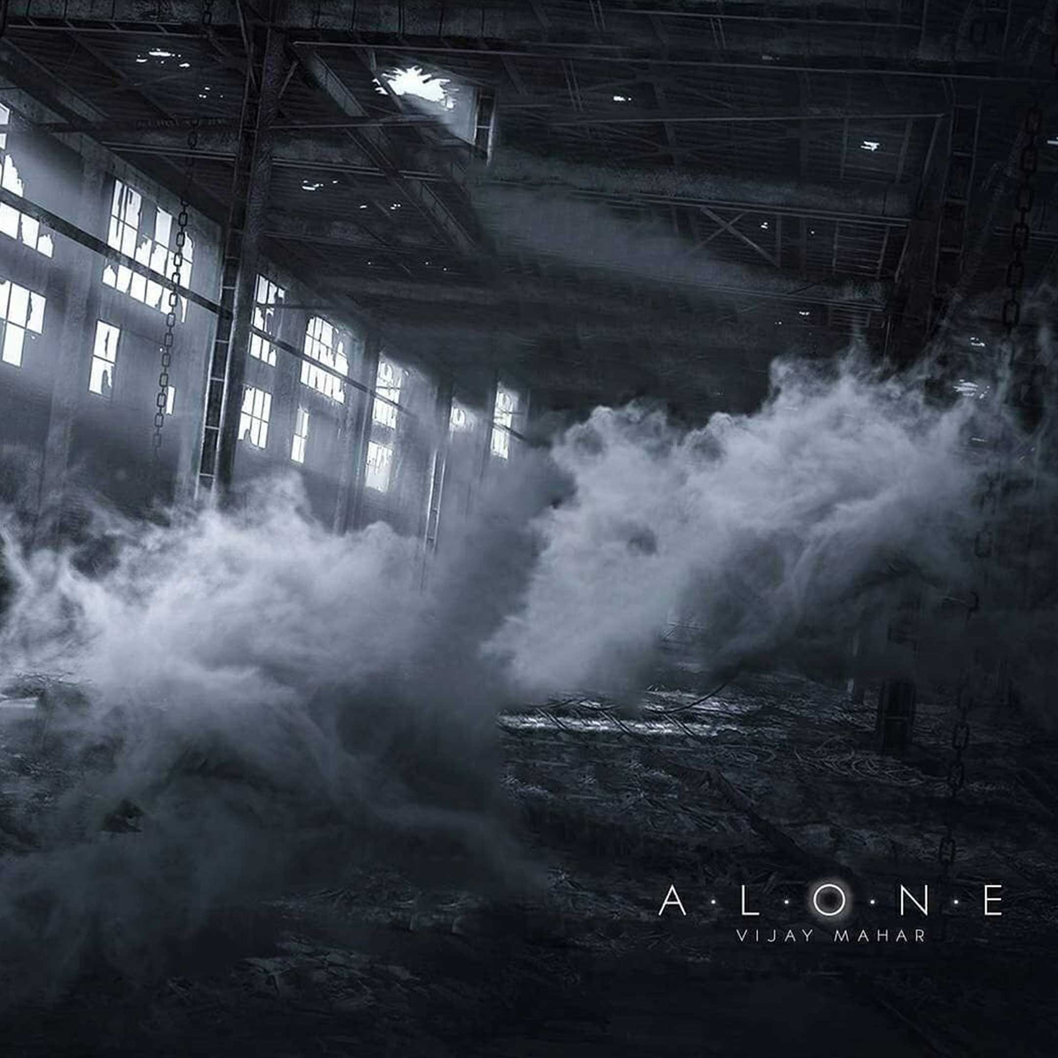 Alone Foggy Photo Editing Background Free Stock Image