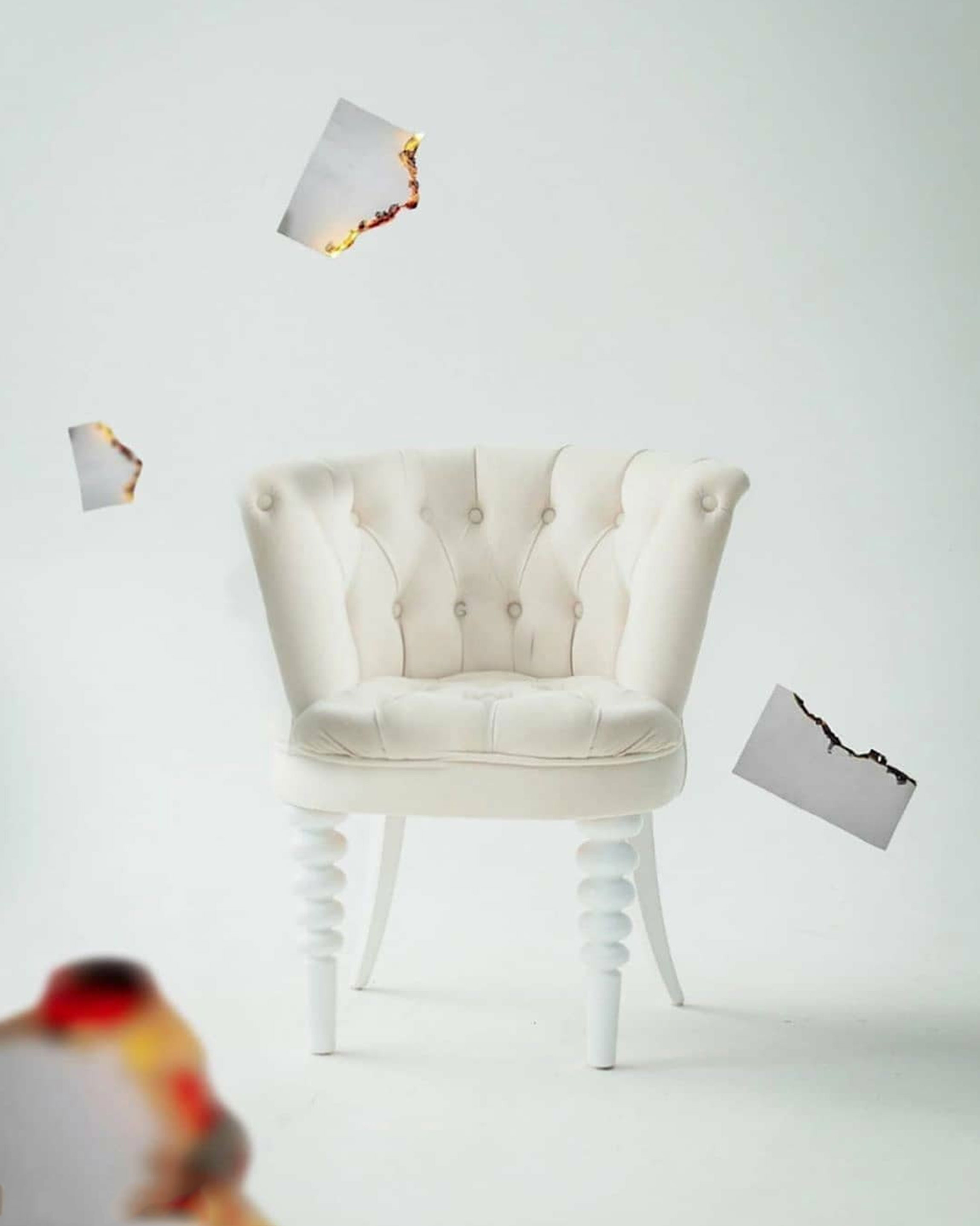 The White Chair Photo Editing Background Full HD 4K