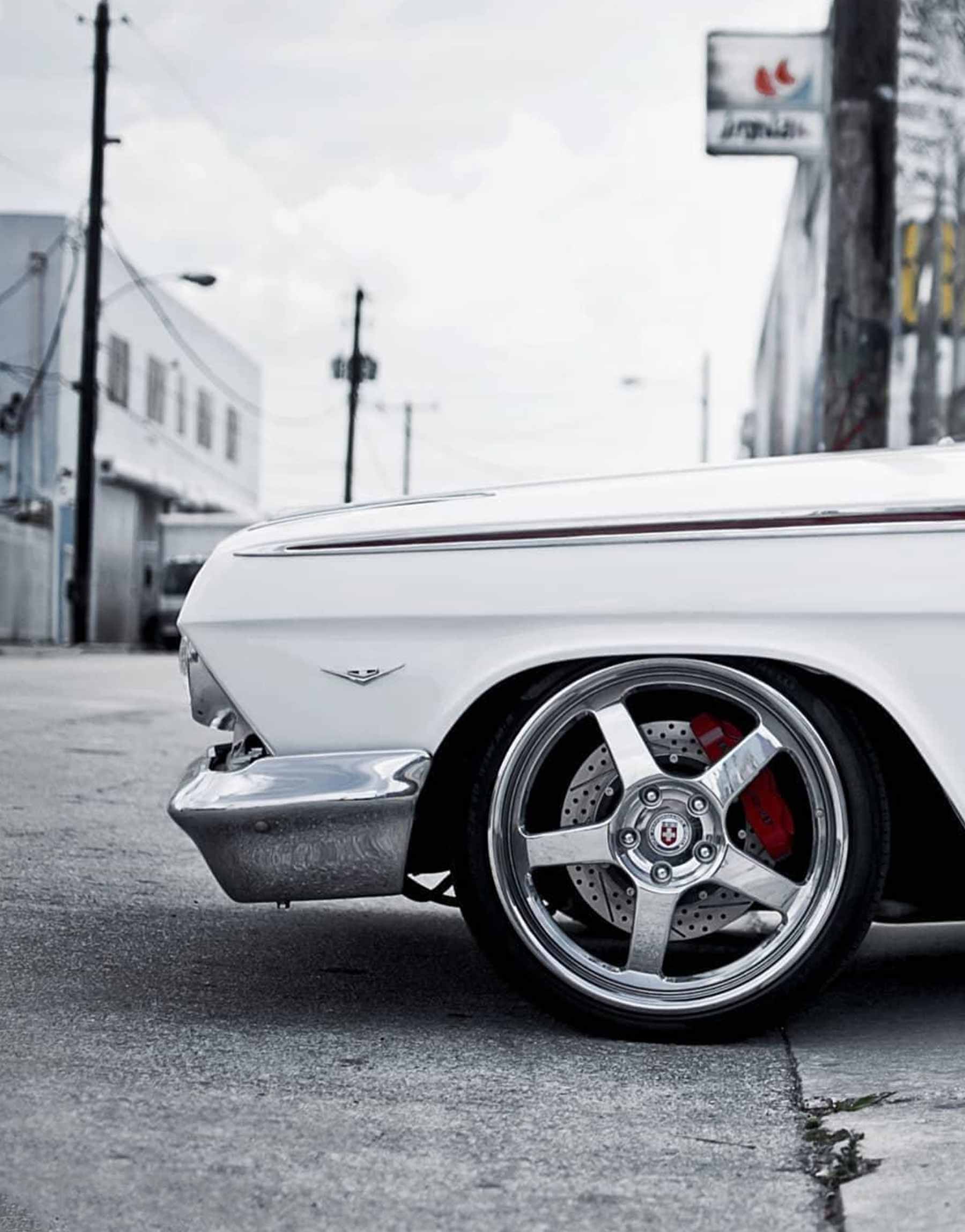 Blur White Car Photo Editing Background Free Stock Image