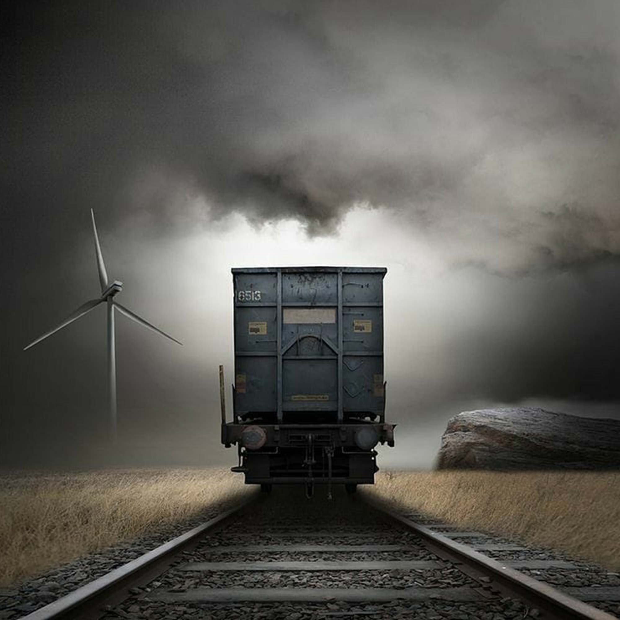 Railroad Hopper PicsArt Background Free Stock Image