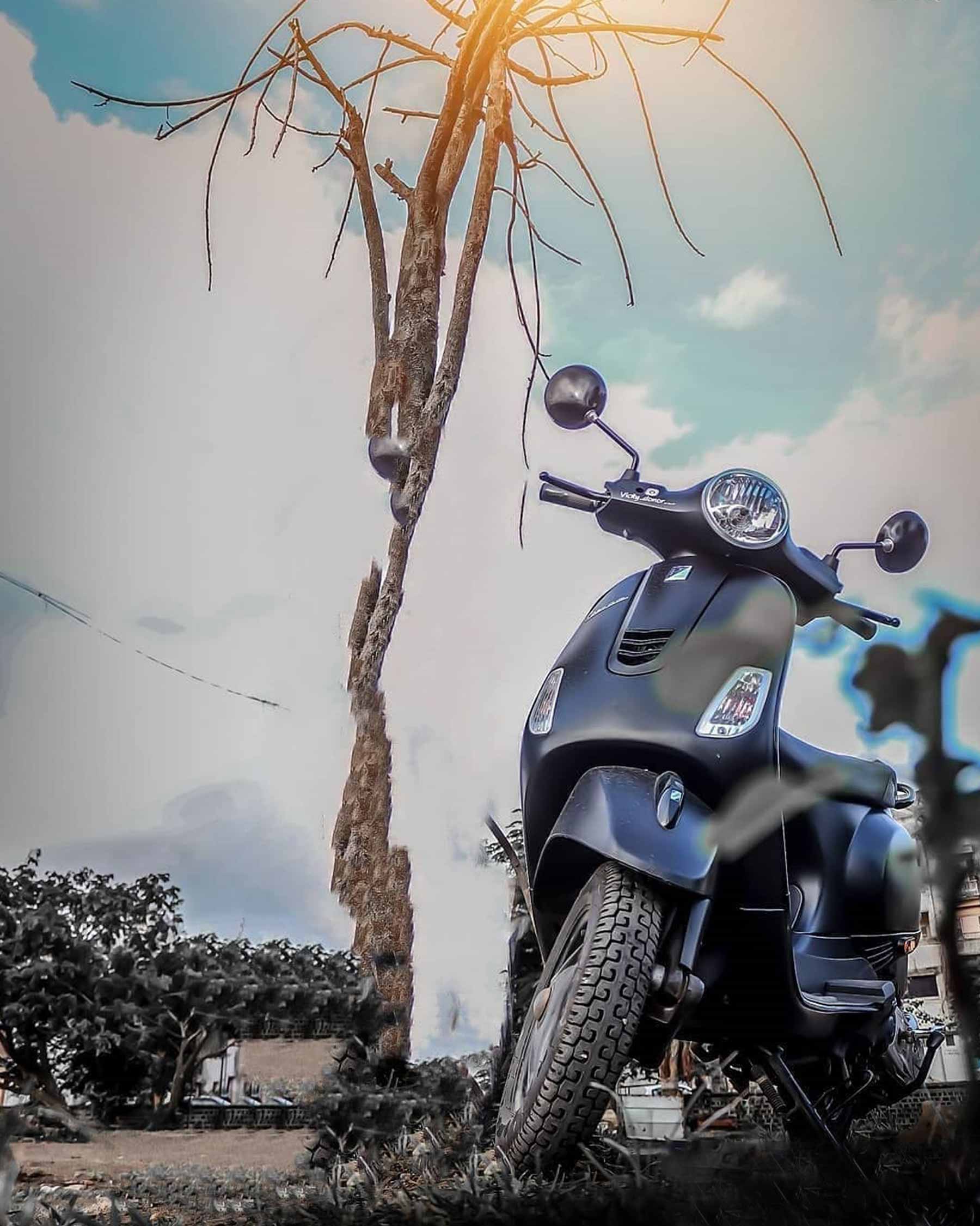 Full HD Scooty PicsArt Background Free Stock Image