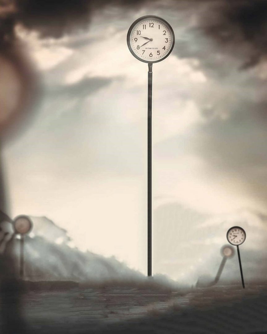 Clock Watch PicsArt Background Free Stock Image