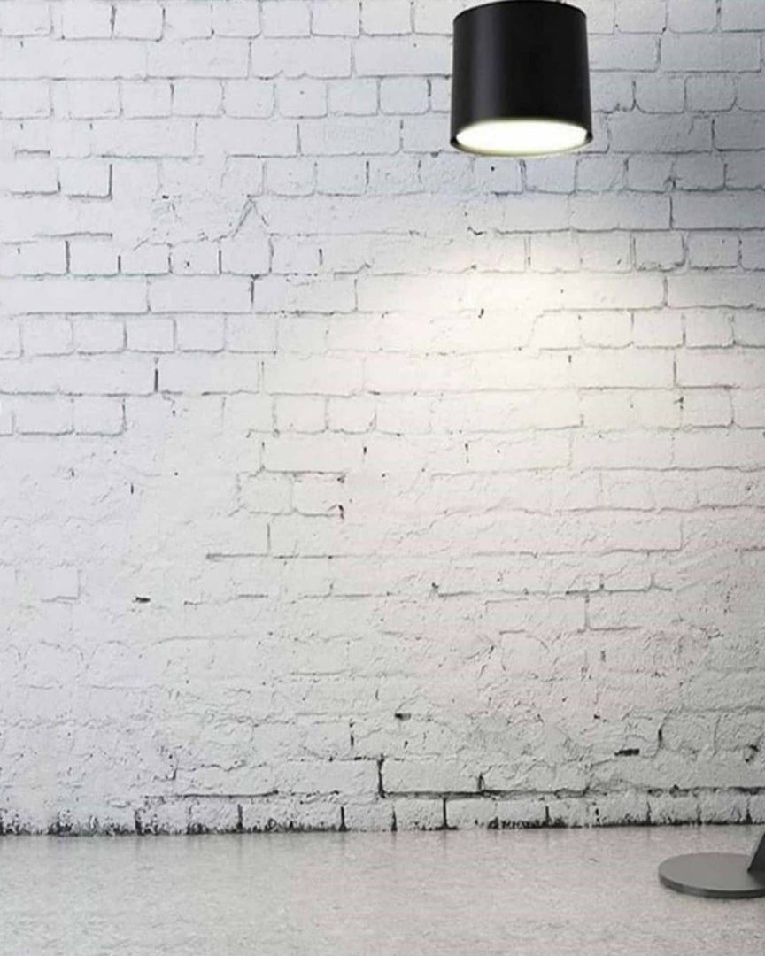 Black Lamp With White PicsArt Background Free Stock Image
