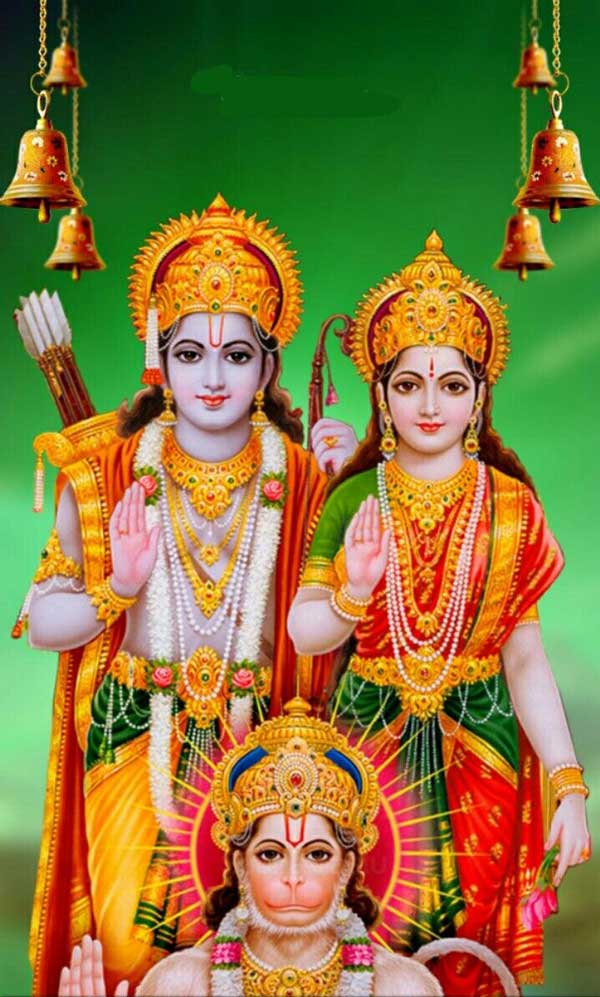 Sita Mata Shri Ram Photo With Lord Hanuman Full HD Image