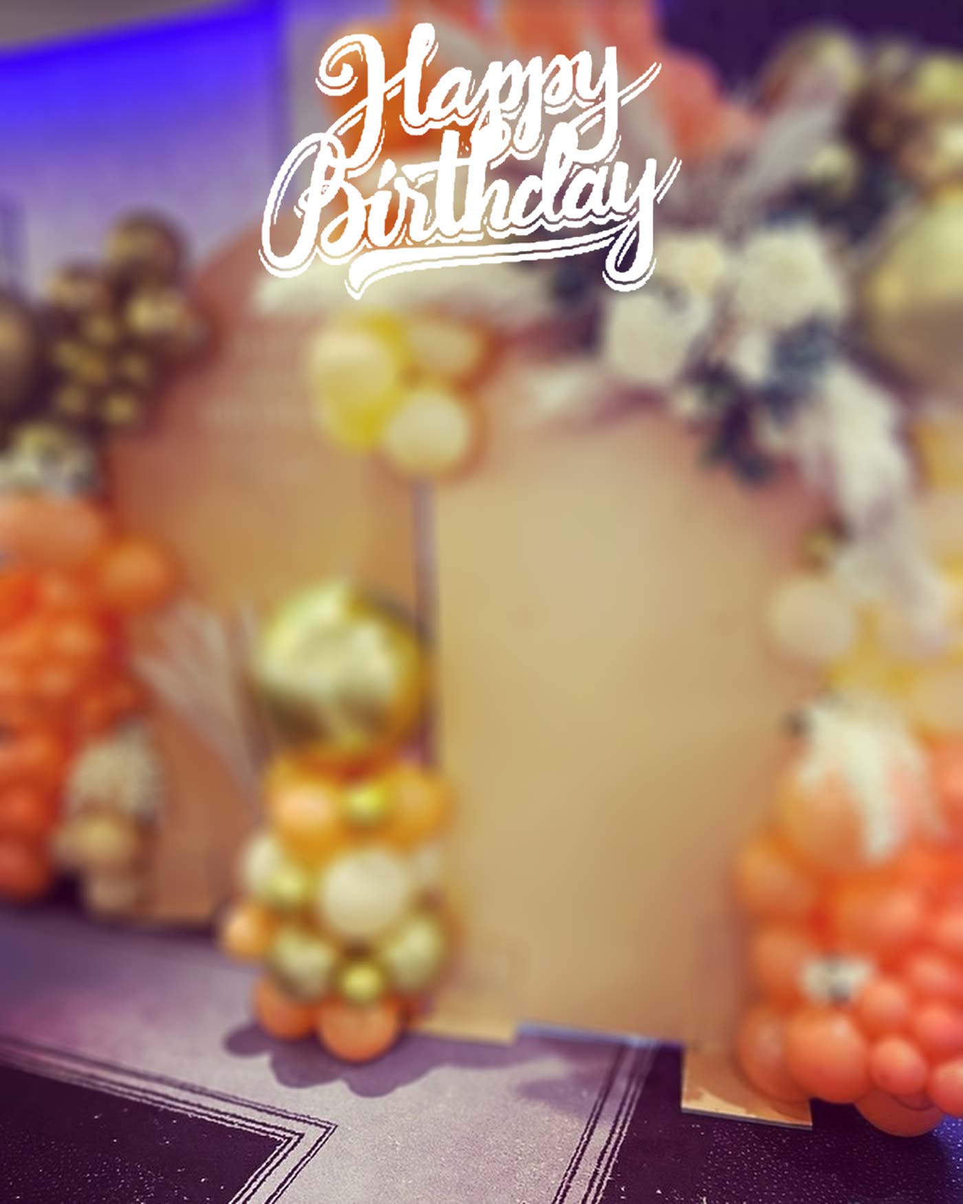 Blur Latest Happy Birthday Background For Photo Editing