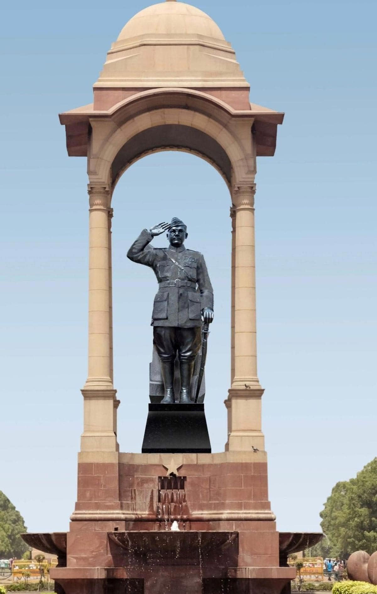 Netaji Subhas Chandra Bose New Statue In Delhi