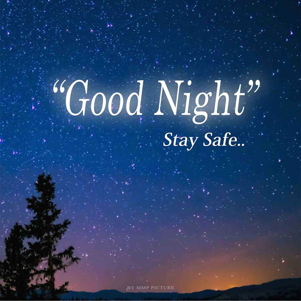 Stay Safe Good Night Image Free WhatApp Status [ Download ]