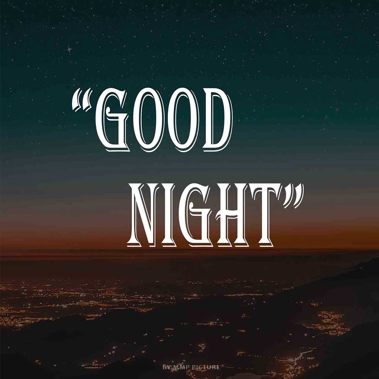 New Simple Good Night Wishing Image Quote [ Download ]