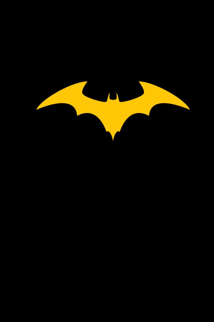 Batman Icon Yellow iPhone Wallpaper 4K HD [ Download ]